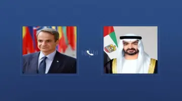 محمد بن زايد يناقش هاتفياً مع الرئيس الروسي ورئيس وزراء اليونان تداعيات الاعتداءات الإيرانية